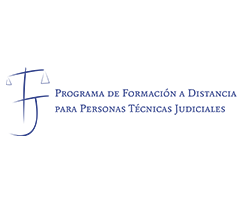 Programa de formación a distancia para personas técnicas judiciales